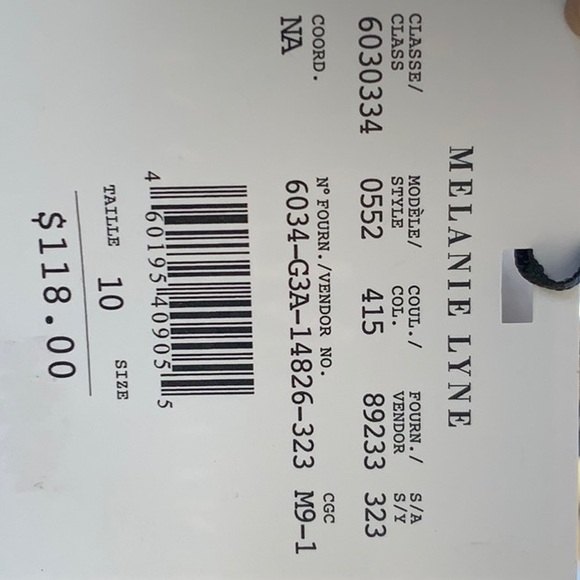 Melanie Lyne navy sequin pull-on skirt. Size 10 - Picture 2 of 5